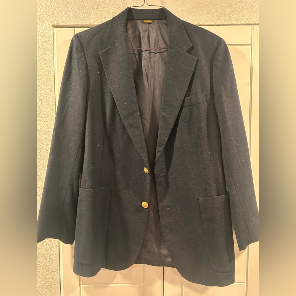 Men’s wool navy suit Blazer